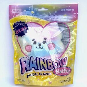 BTS BT21 Official Authentic Goods RJ BABY PRISM FLAT FUR STANDING DOLL